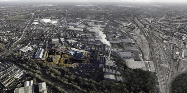 Aerial view of Tyseley